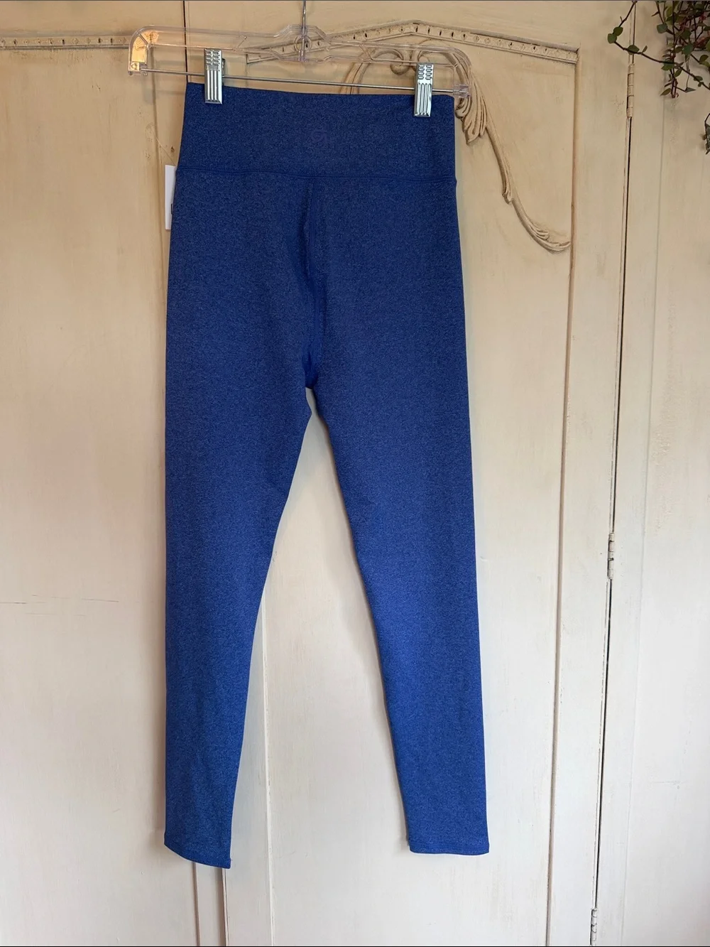 GAP Teen Crossover Waist Navy Heather Leggings